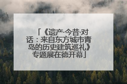《遗产·今昔·对话：来自东方城市青岛的历史建筑巡礼》专题展在德开幕
