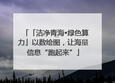 「洁净青海•绿色算力」以数绘图，让海量信息“跑起来”