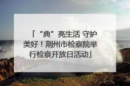 “典”亮生活 守护美好！荆州市检察院举行检察开放日活动