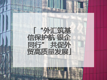 “外汇筑基 信保护航 银企同行” 共促外贸高质量发展