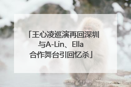 王心凌巡演再回深圳 与A-Lin、Ella合作舞台引回忆杀