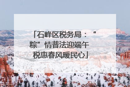 石峰区税务局：“粽”情普法迎端午 税惠春风暖民心