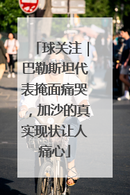 球关注｜巴勒斯坦代表掩面痛哭，加沙的真实现状让人痛心