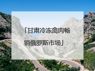 甘肃冷冻禽肉畅销俄罗斯市场