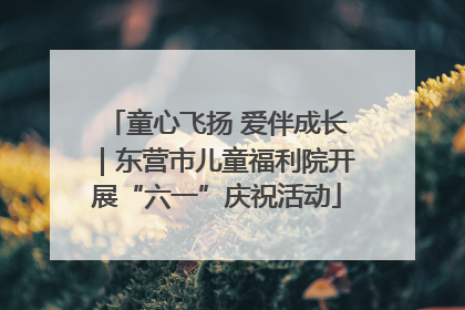 童心飞扬 爱伴成长｜东营市儿童福利院开展“六一”庆祝活动