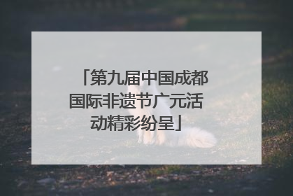 第九届中国成都国际非遗节广元活动精彩纷呈