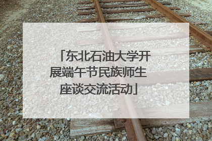 东北石油大学开展端午节民族师生座谈交流活动