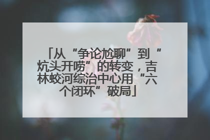 从“争论尬聊”到“炕头开唠”的转变，吉林蛟河综治中心用“六个闭环”破局