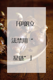 伊朗立法禁用“星链”