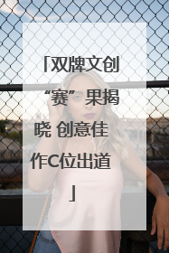 双牌文创“赛”果揭晓 创意佳作C位出道