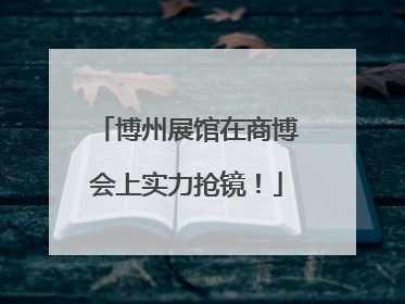 博州展馆在商博会上实力抢镜！