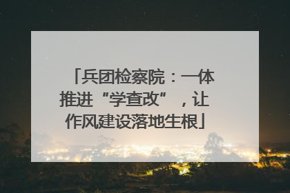兵团检察院：一体推进“学查改”，让作风建设落地生根