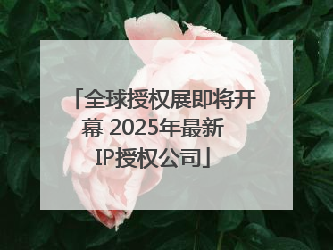 全球授权展即将开幕 2025年最新IP授权公司