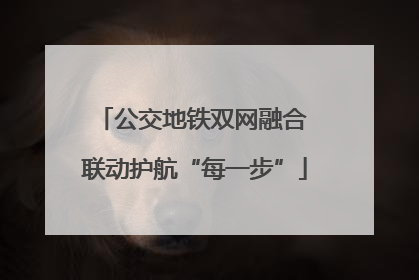 公交地铁双网融合 联动护航“每一步”