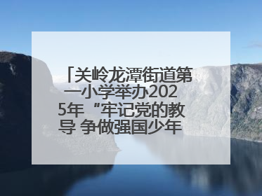 关岭龙潭街道第一小学举办2025年“牢记党的教导 争做强国少年”“六一”文艺汇演活动