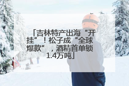 吉林特产出海“开挂”！松子成“全球爆款”，酒精首单锁1.4万吨