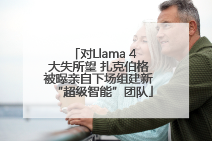 对Llama 4大失所望 扎克伯格被曝亲自下场组建新“超级智能”团队