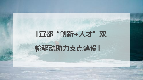 宜都“创新+人才”双轮驱动助力支点建设