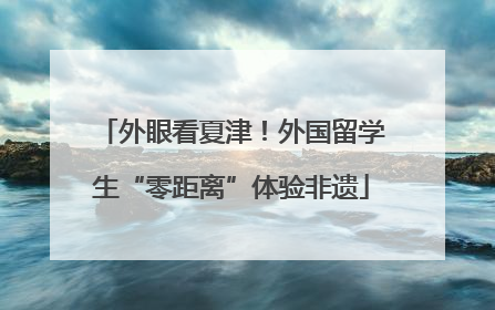 外眼看夏津！外国留学生“零距离”体验非遗