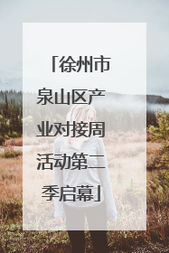 徐州市泉山区产业对接周活动第二季启幕