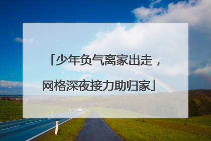 少年负气离家出走，网格深夜接力助归家