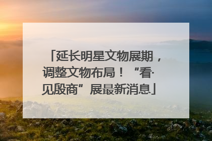 延长明星文物展期，调整文物布局！“看·见殷商”展最新消息