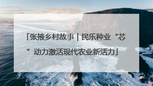 张掖乡村故事｜民乐种业“芯”动力激活现代农业新活力