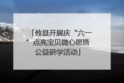 攸县开展庆“六一”点亮宝贝微心愿暨公益研学活动