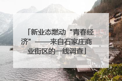 新业态燃动“青春经济”——来自石家庄商业街区的一线调查