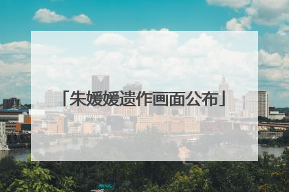 朱媛媛遗作画面公布