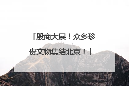 殷商大展！众多珍贵文物集结北京！