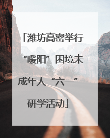 潍坊高密举行“暖阳”困境未成年人“六一”研学活动