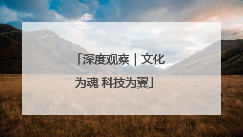 深度观察｜文化为魂 科技为翼