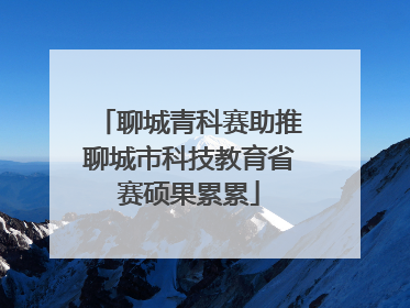 聊城青科赛助推聊城市科技教育省赛硕果累累