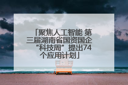 聚焦人工智能 第三届湖南省国资国企“科技周”提出74个应用计划