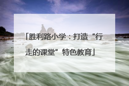 胜利路小学：打造“行走的课堂”特色教育