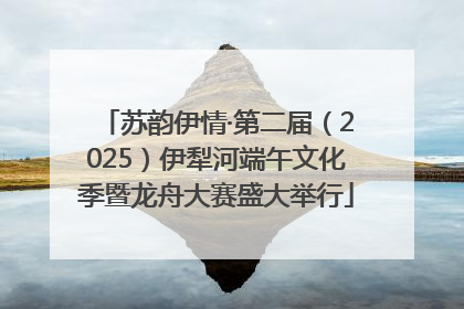 苏韵伊情·第二届（2025）伊犁河端午文化季暨龙舟大赛盛大举行