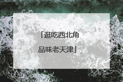 逛吃西北角 品味老天津