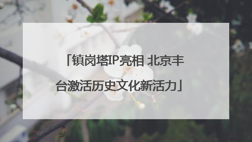 镇岗塔IP亮相 北京丰台激活历史文化新活力