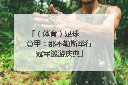 （体育）足球——意甲：那不勒斯举行冠军巡游庆典