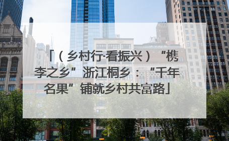 （乡村行·看振兴）“槜李之乡”浙江桐乡：“千年名果”铺就乡村共富路